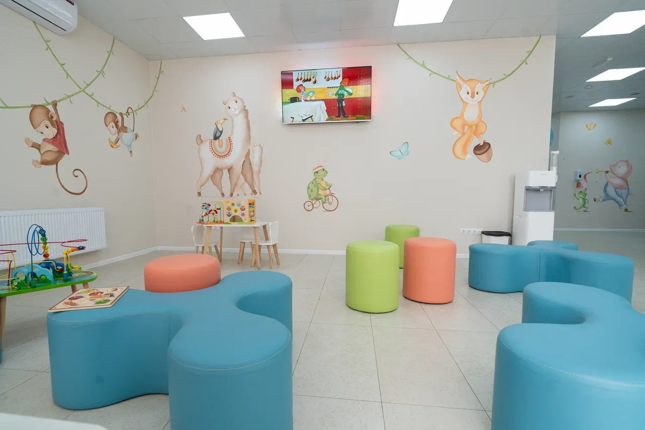 Детская игровая зона в клинике